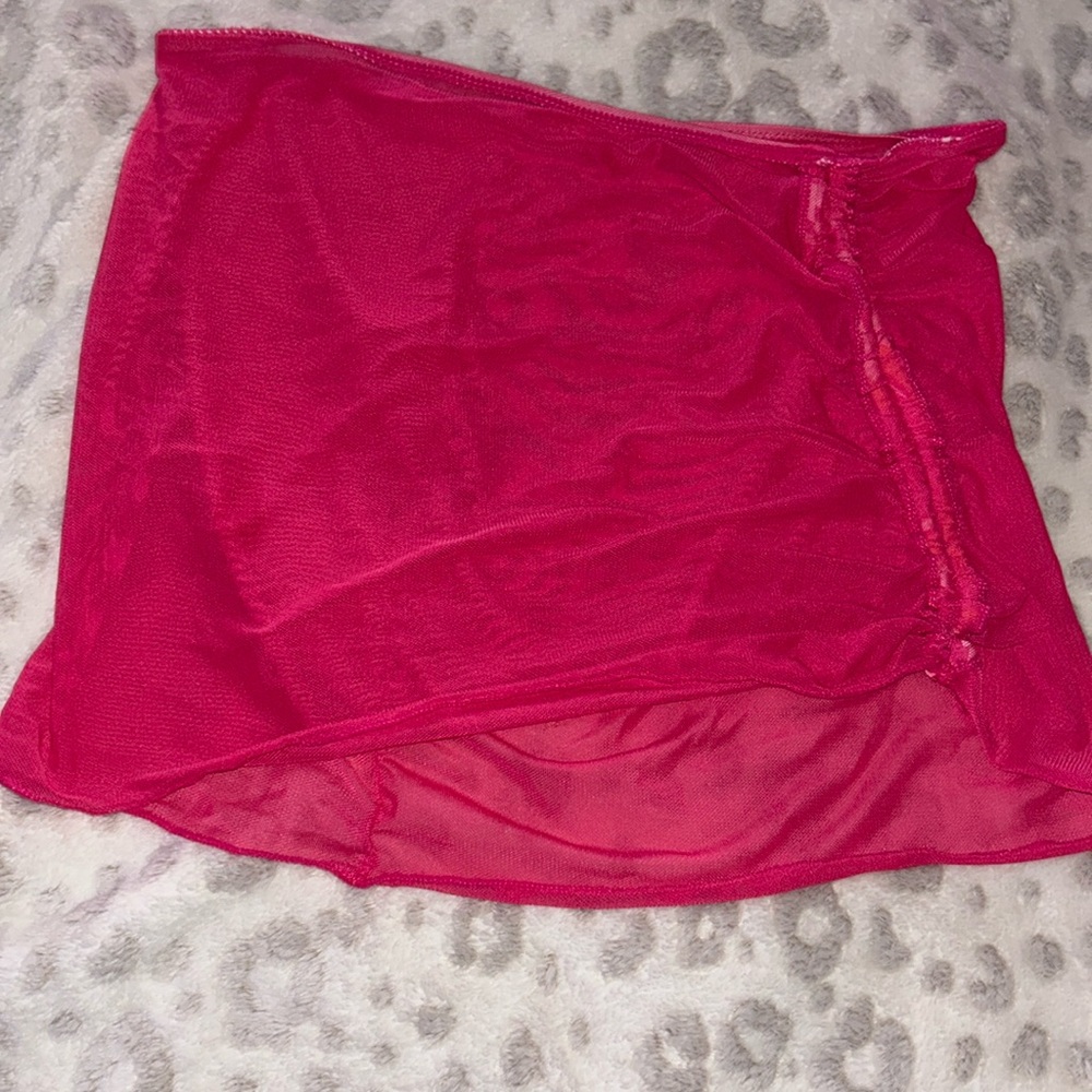 This is a bathing suit skirt not to be worn in but you can